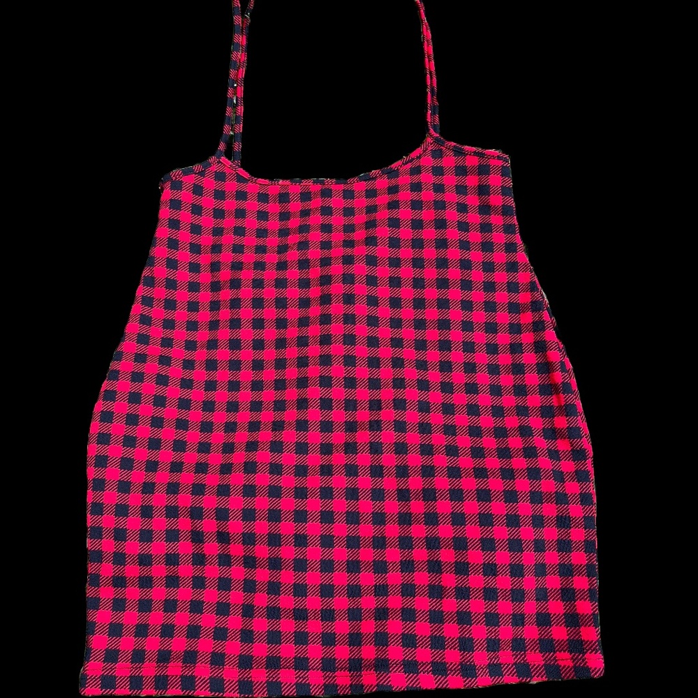 Women’s overall skirt checkerboard